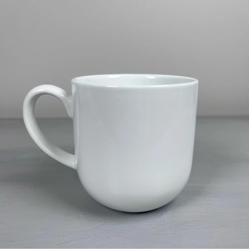 WILLIAMS-SONOMA Vintage Style DISNEY MICKEY & MINNIE MOUSE White Mug Wedding